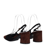 Slingback Donna Nere e Marroni