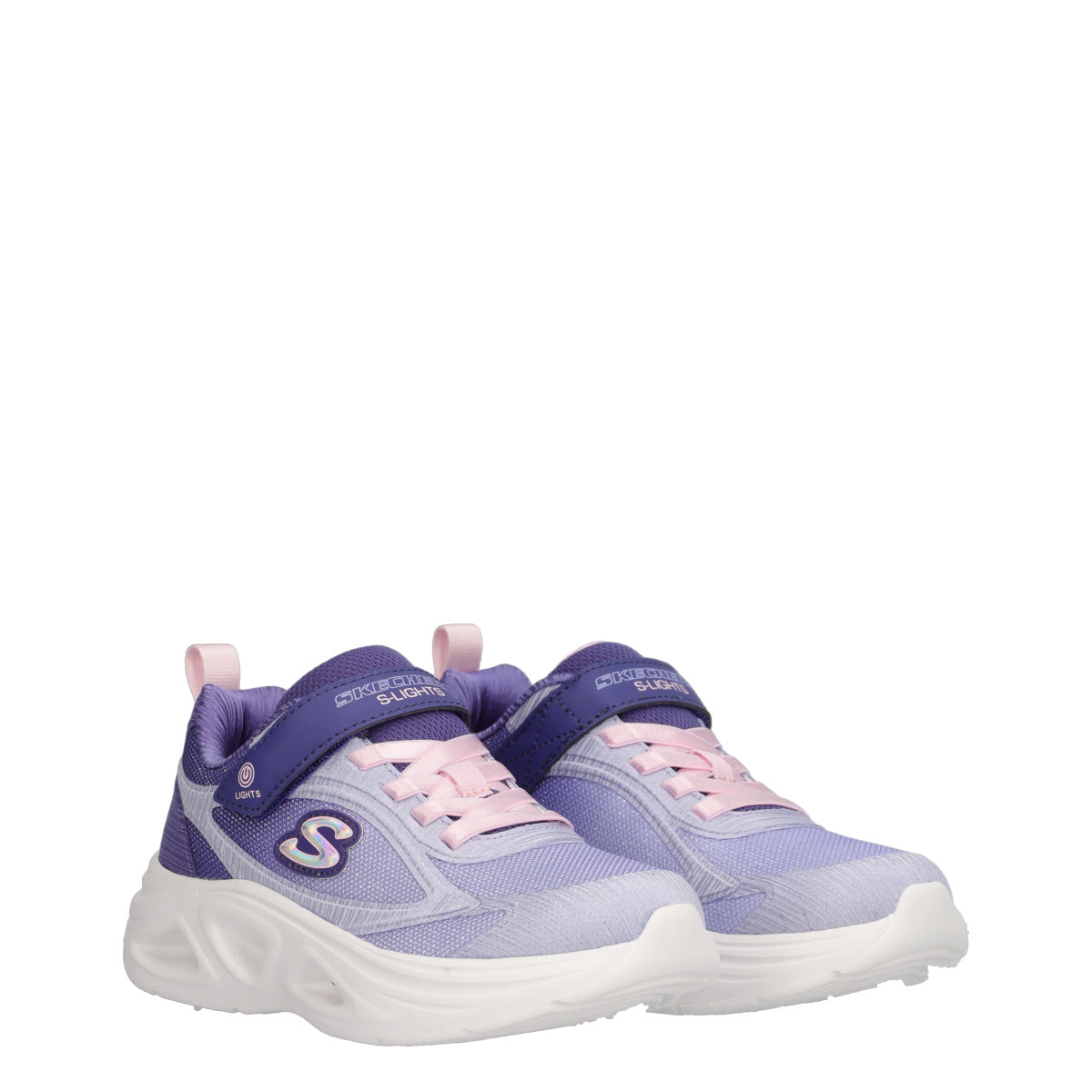 S LIGHTS Sneakers Bambina Lilla con Luci
