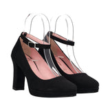 Décolleté Donna Nere Scamosciate