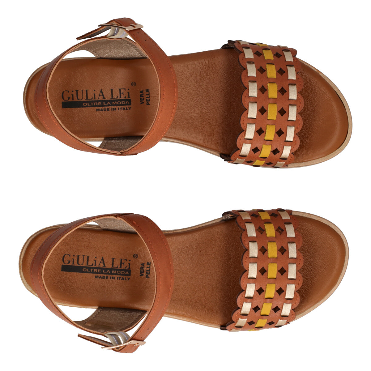 Sandalo Donna Marrone