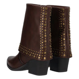 Stivaletti Texani Donna Marroni