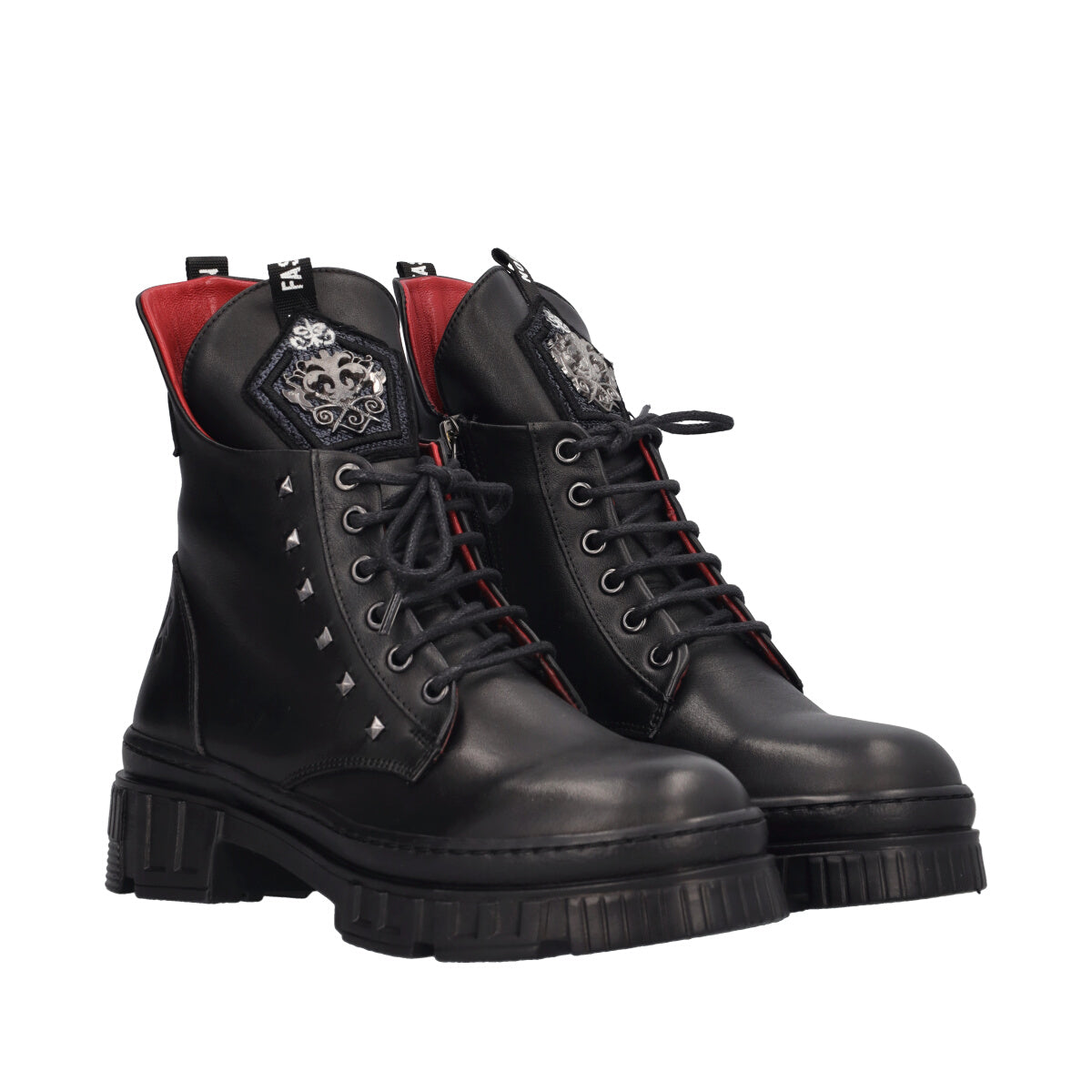 Anfibi Donna Neri e Rossi