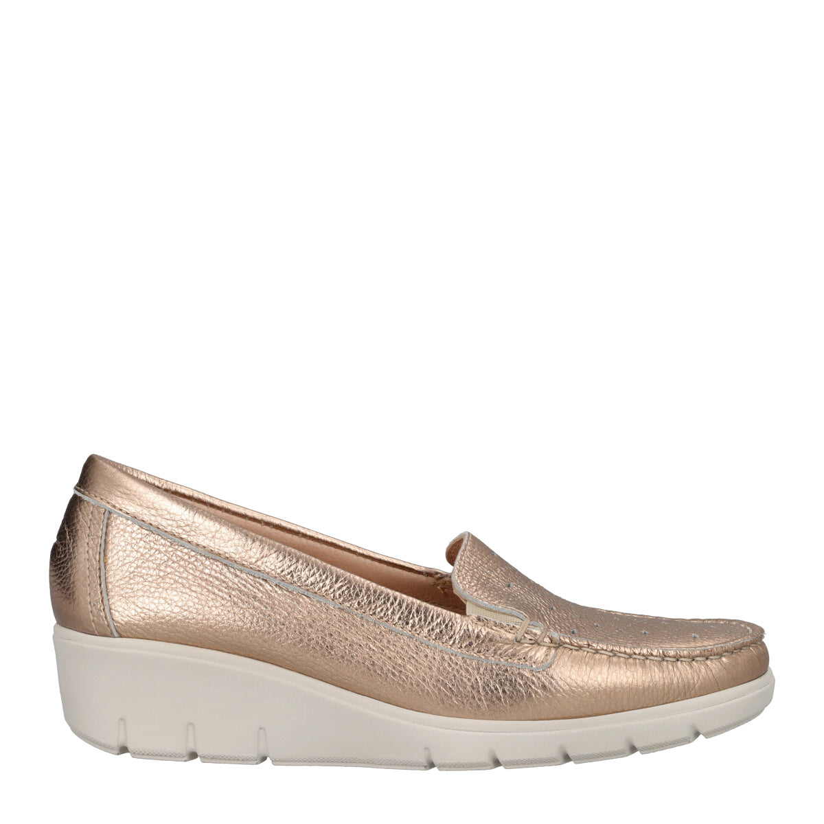 Mocassini Donna Bronzo