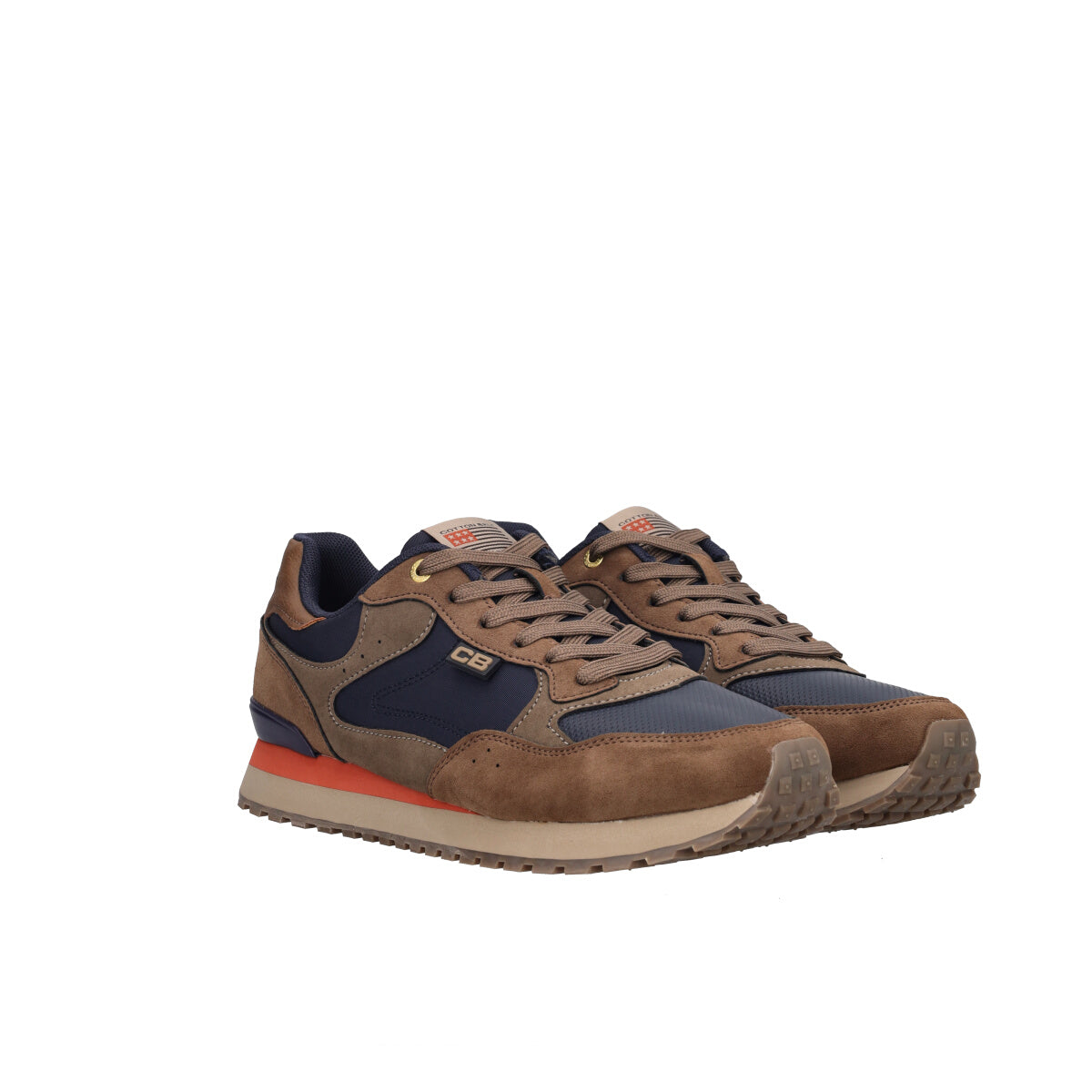 Sneakers Uomo Marroni e Blu