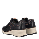 Stringare Sneakers Donna Nere in pelle