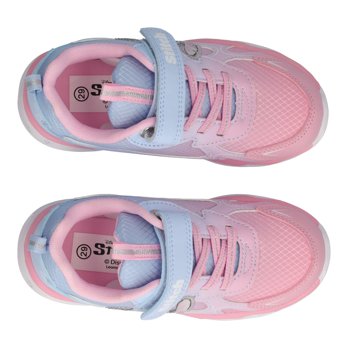 Sneakers Bambina Rosa Lilo & Stitch con Luci