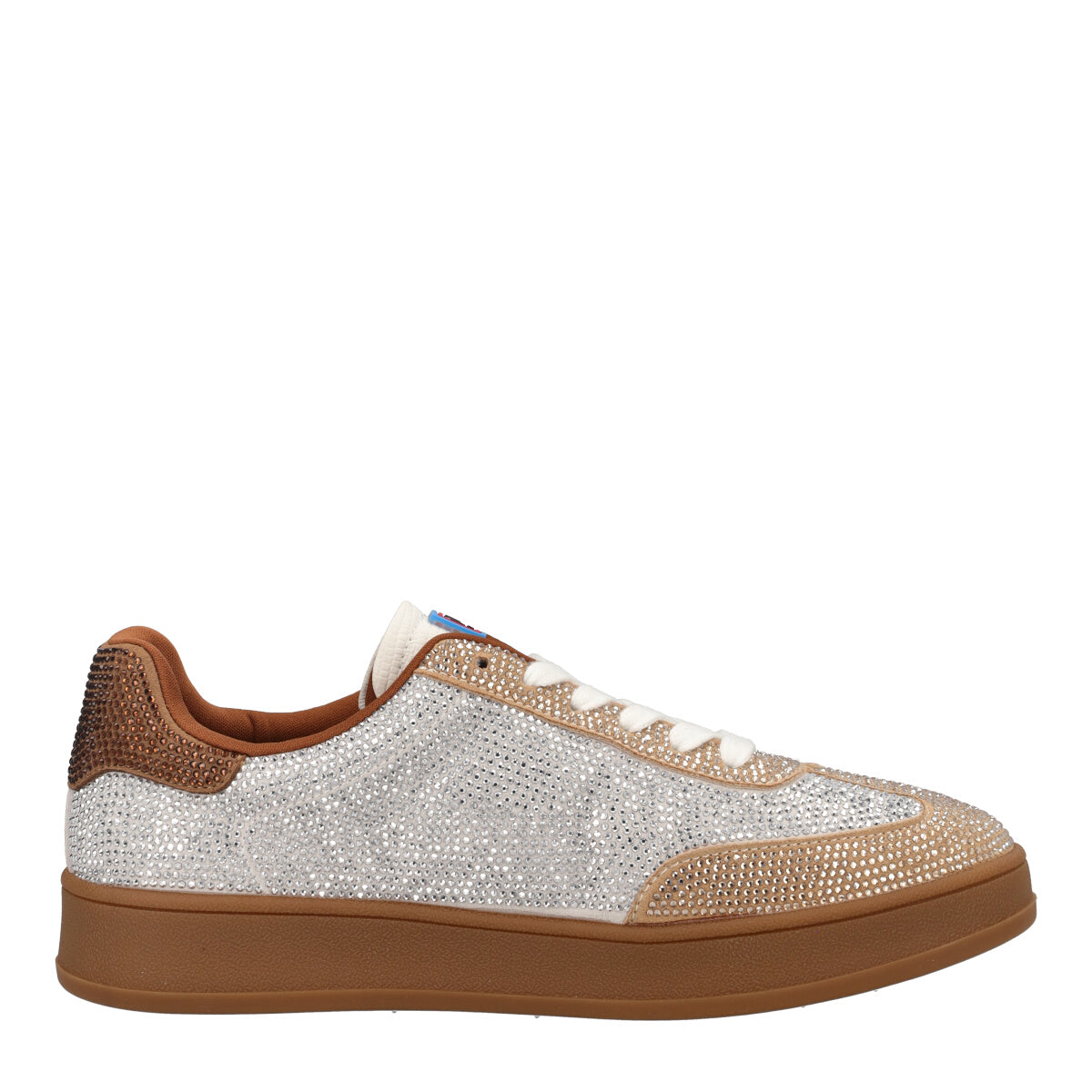Sneakers Donna Beige e Argento