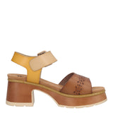 Sandali con Tacco Donna Taupe