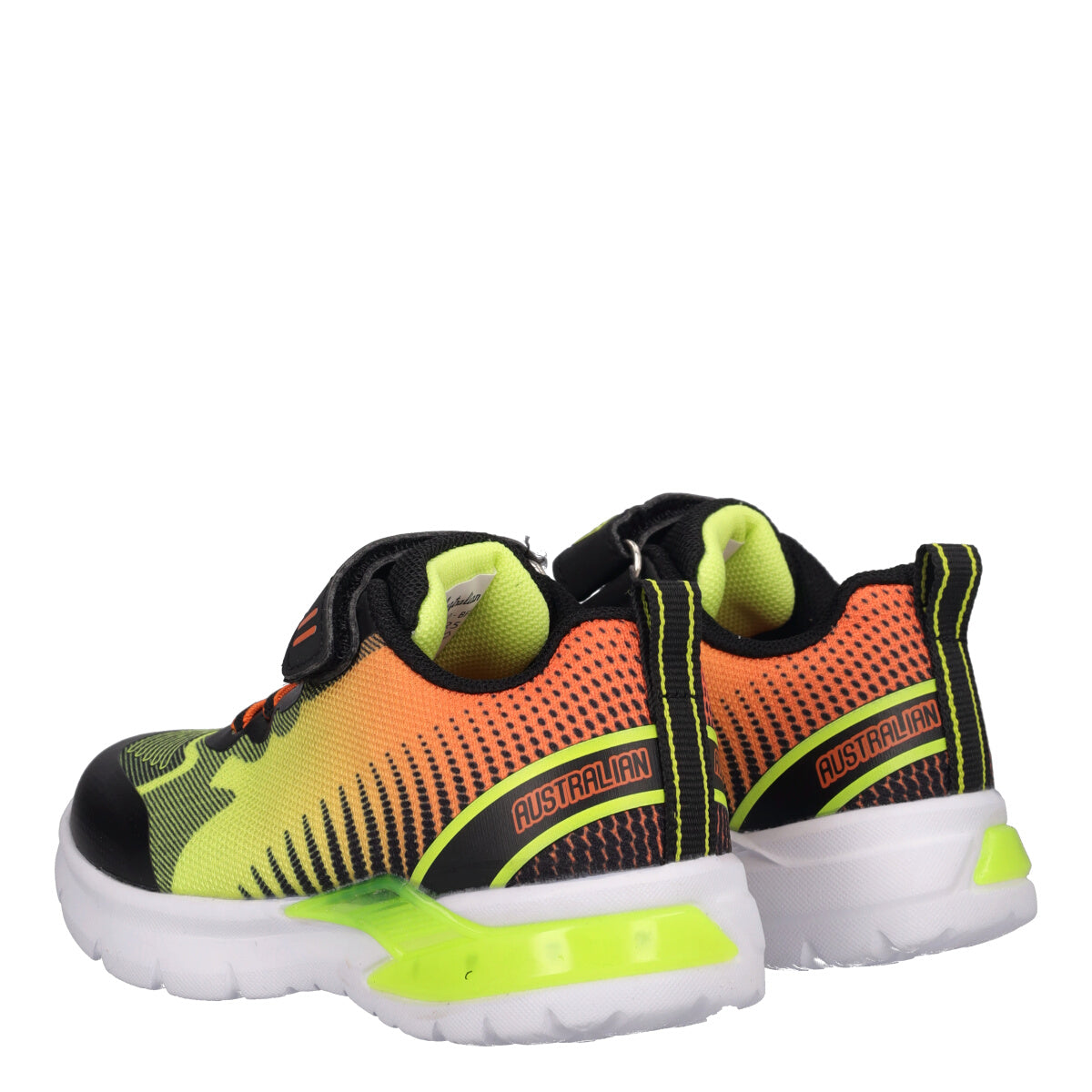 FLASH II TD Sneakers Bambino Nere, Gialle e Arancioni