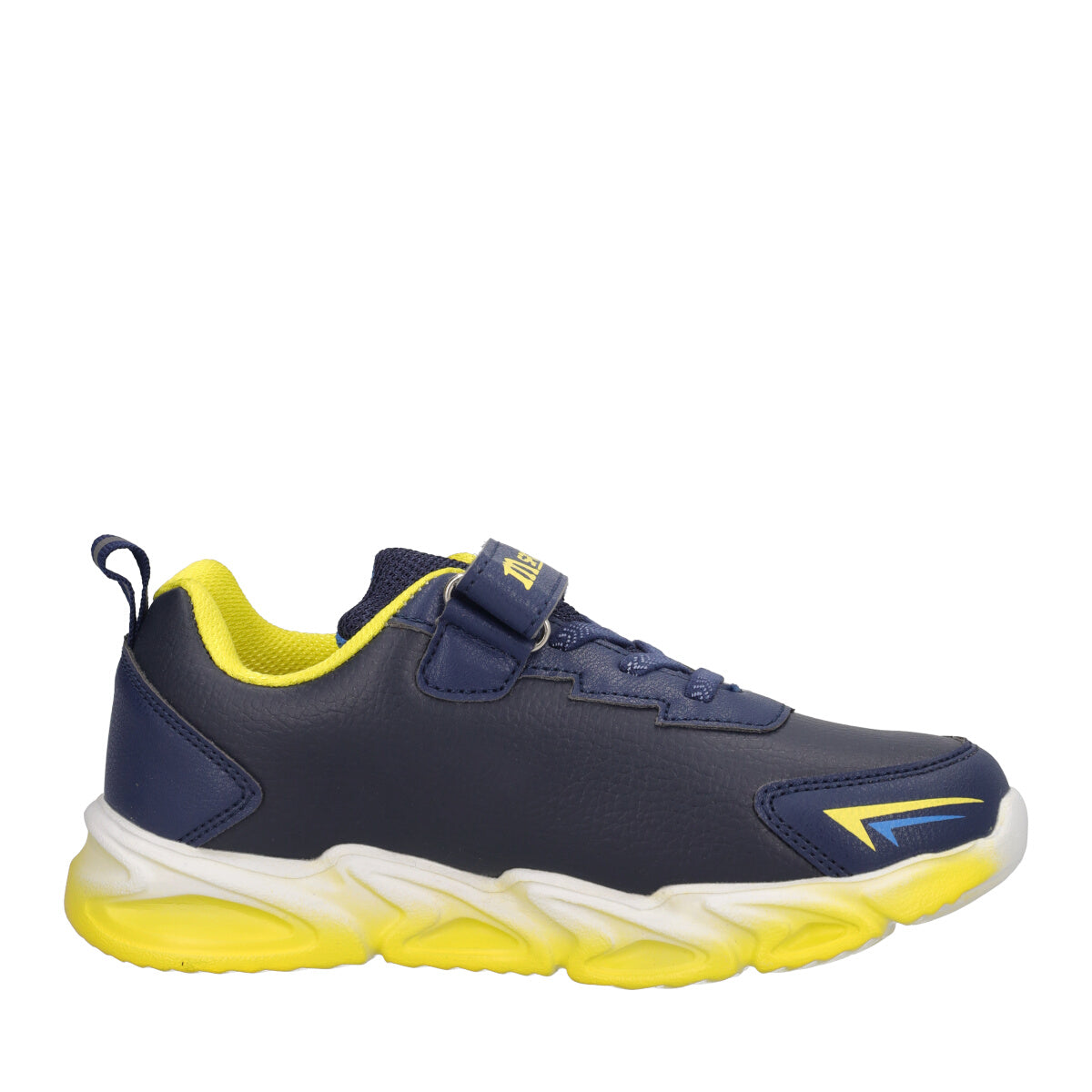 Sneakers Bambino Blu e Gialle con Luci