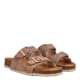 Ciabatte Donna Bronzo con Cristalli