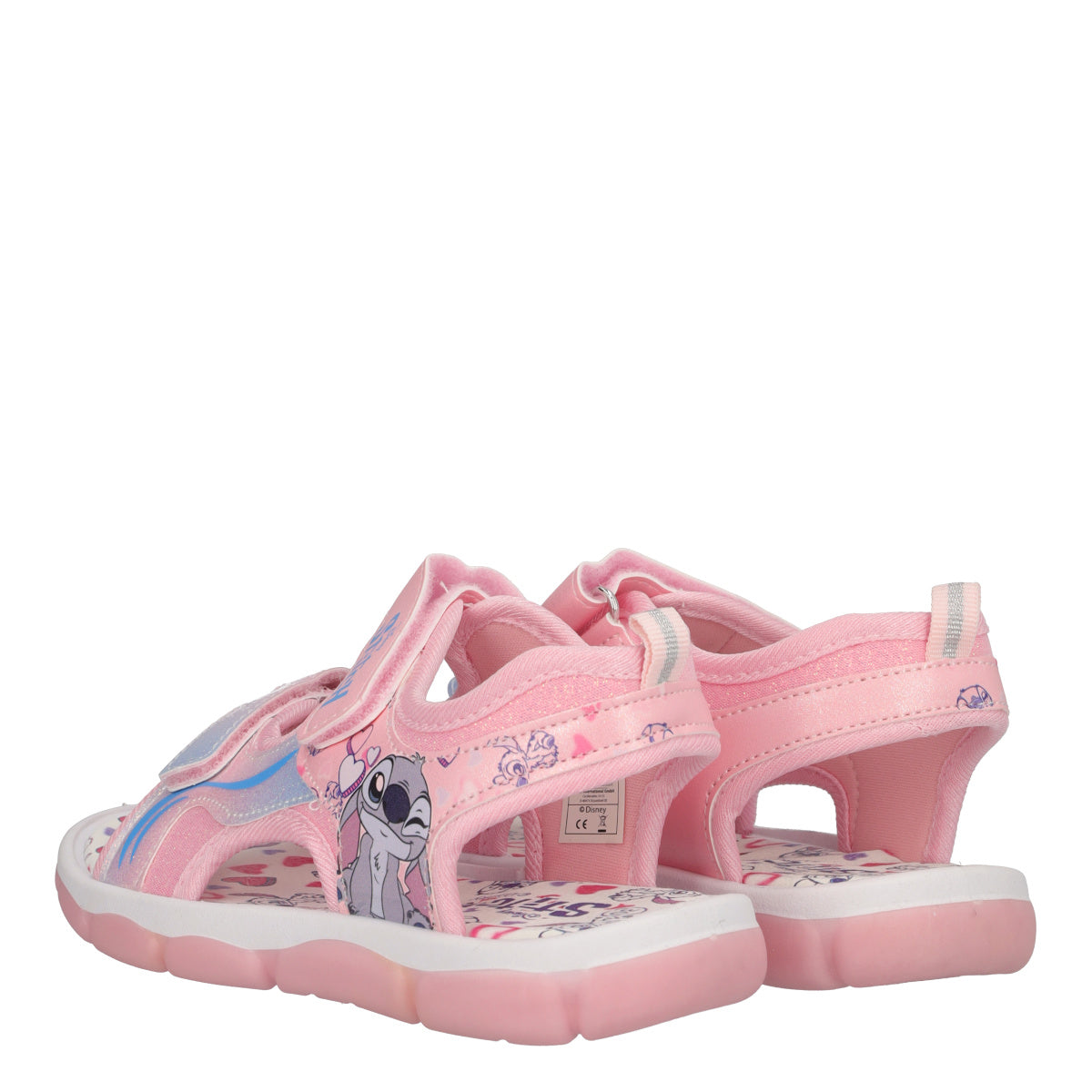 Sandali Bambina Rosa Lilo & Stitch con luci