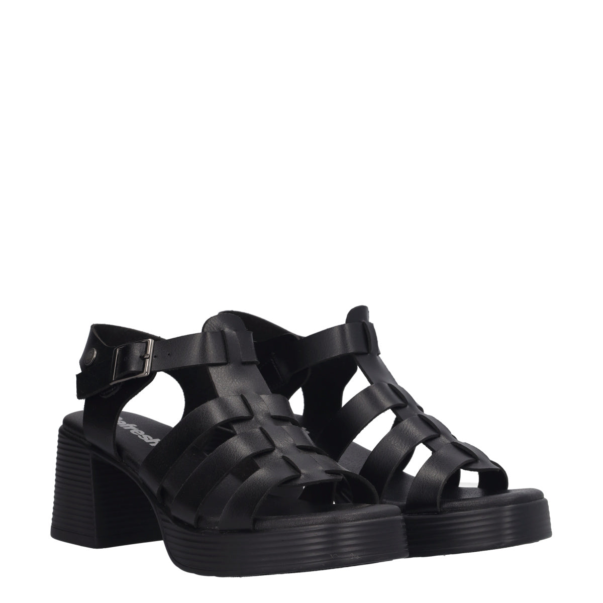 Sandali con Tacco Donna Neri