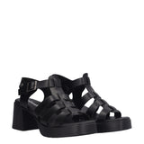 Sandali con Tacco Donna Neri