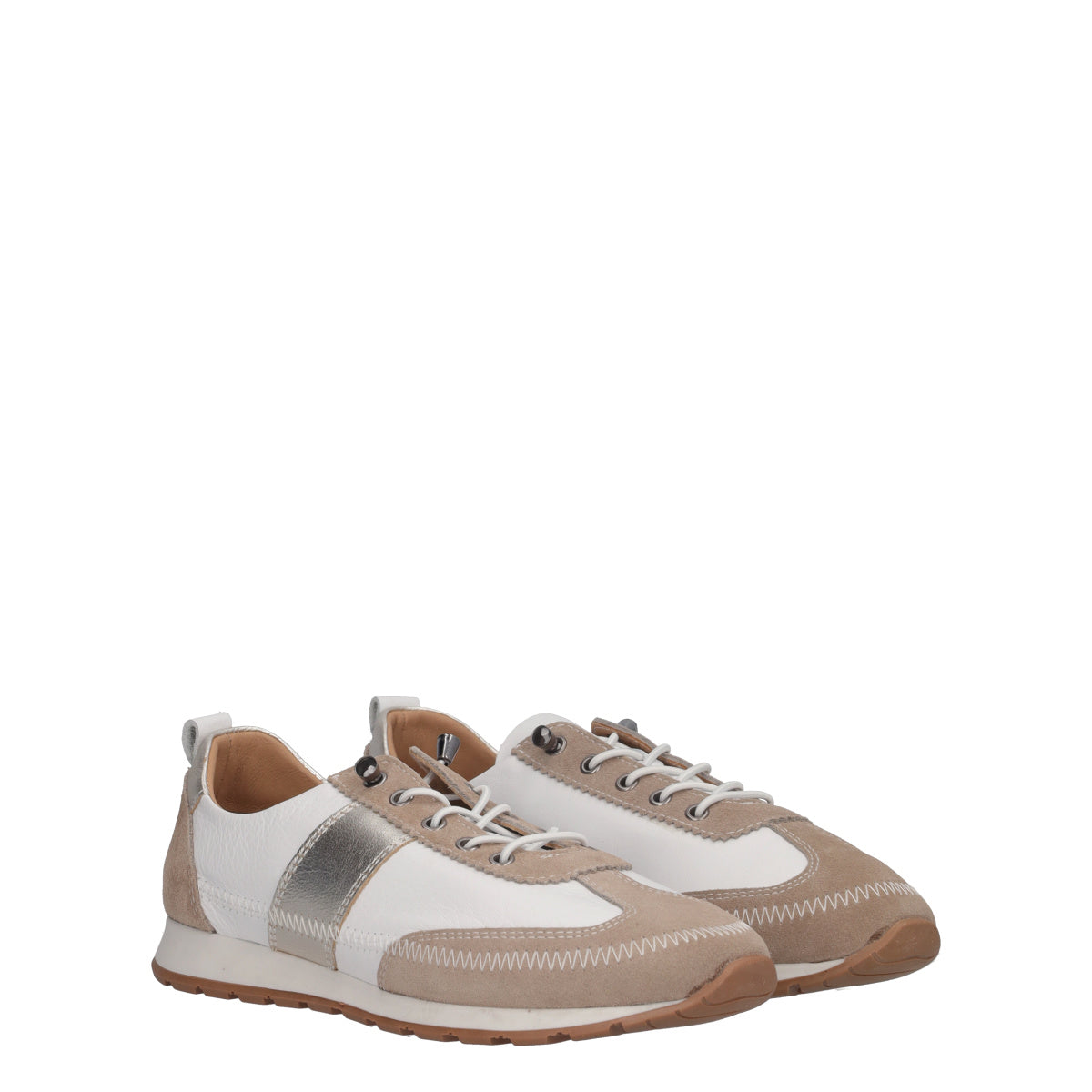 Sneakers Donna Bianche e Beige