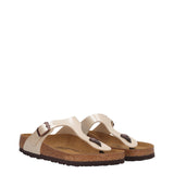 GIZEH Infradito Donna Metallizzate Perla Narrow Fit