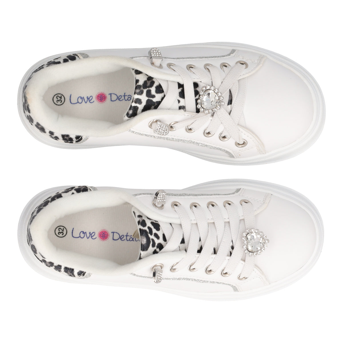 Sneakers Bambina Bianche