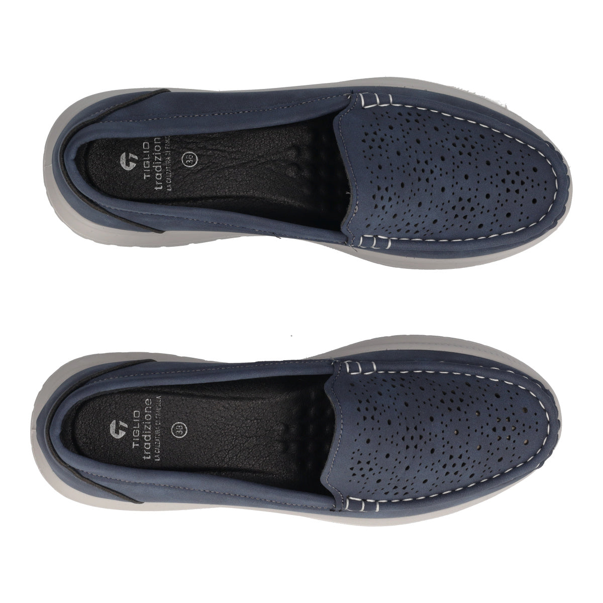 Mocassini Donna Blu