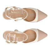Sandali Donna Nude-Burro Tacco 6 cm
