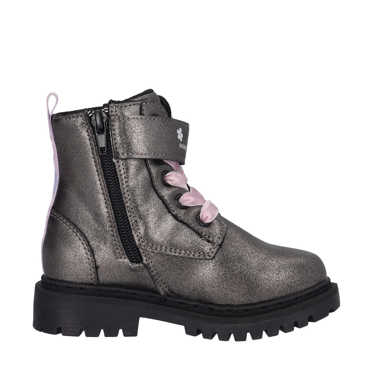Anfibi Bambina Argento Metallizzato - Stitch