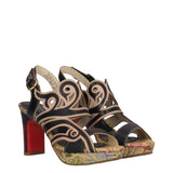 Sandali con Tacco Donna Neri