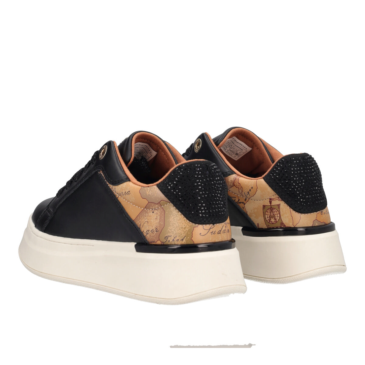 Sneakers Donna Nere e Beige