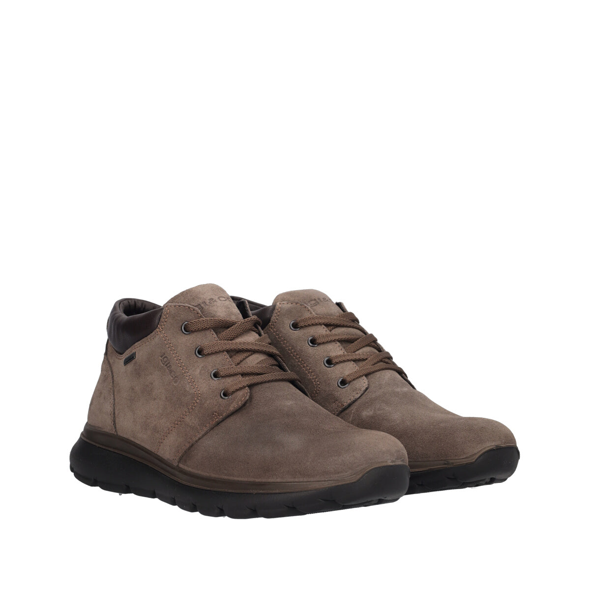 ERNEST GTX Polacchini Uomo Fango Scuro In Pelle