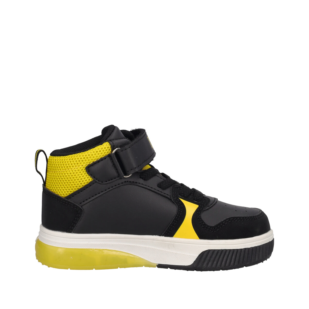 Sneakers Bambini Gialle e Nere di Batman con Luci