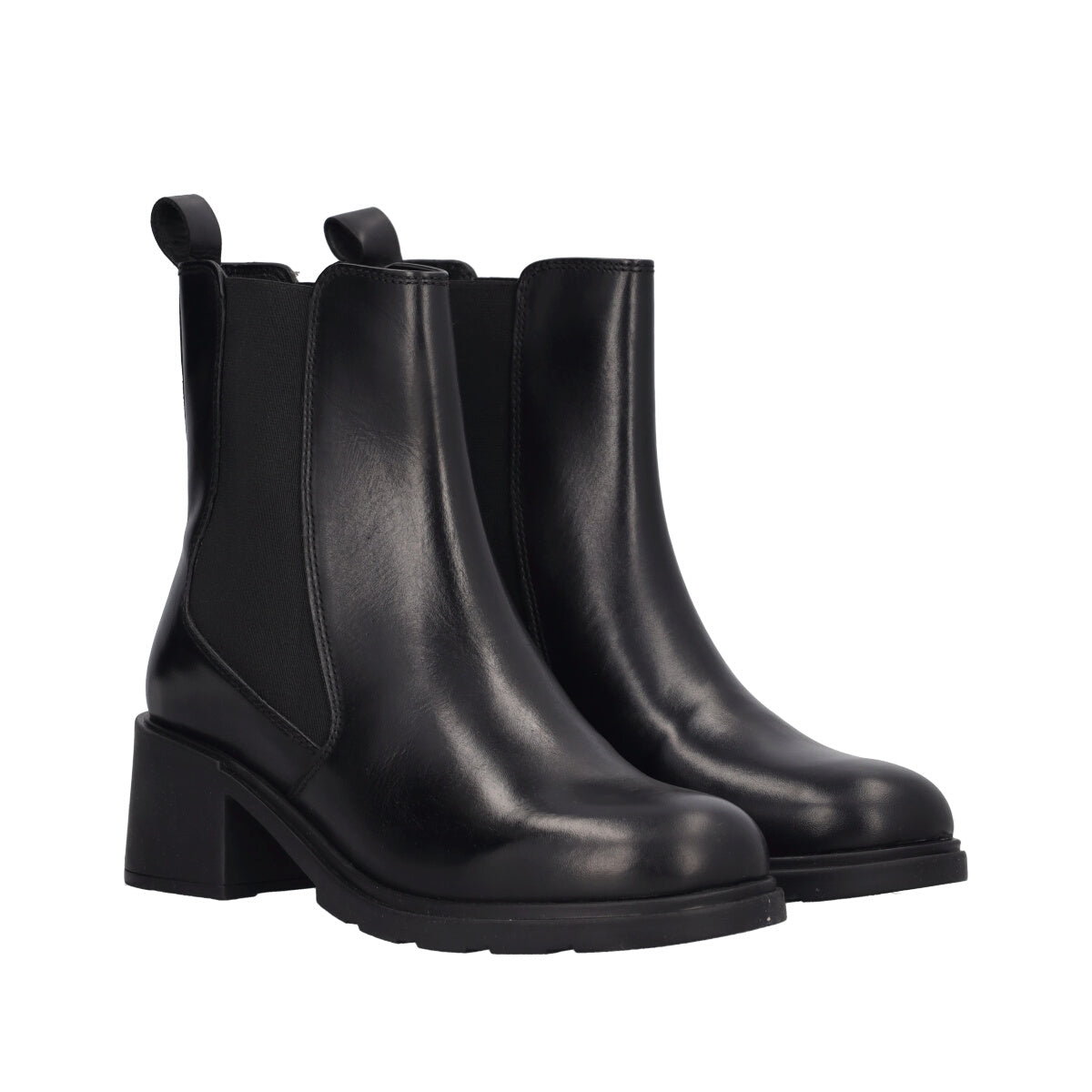 Stivaletti Donna Neri in pelle