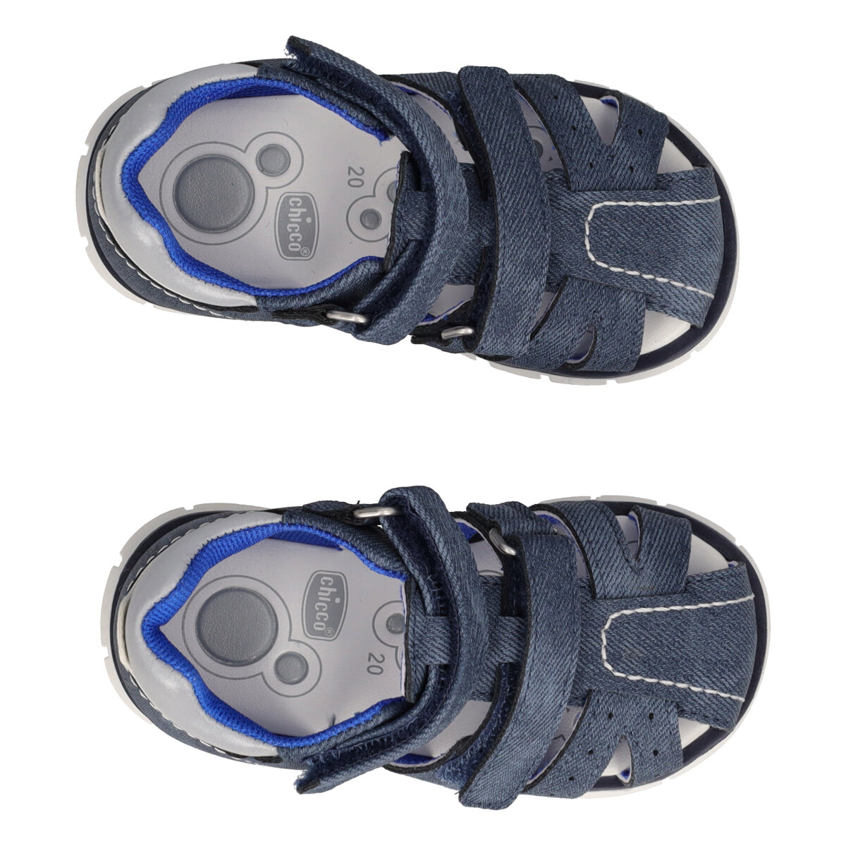 FIODOR Sandali Bambino Blu Denim