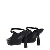Sabot con tacco Donna Nero