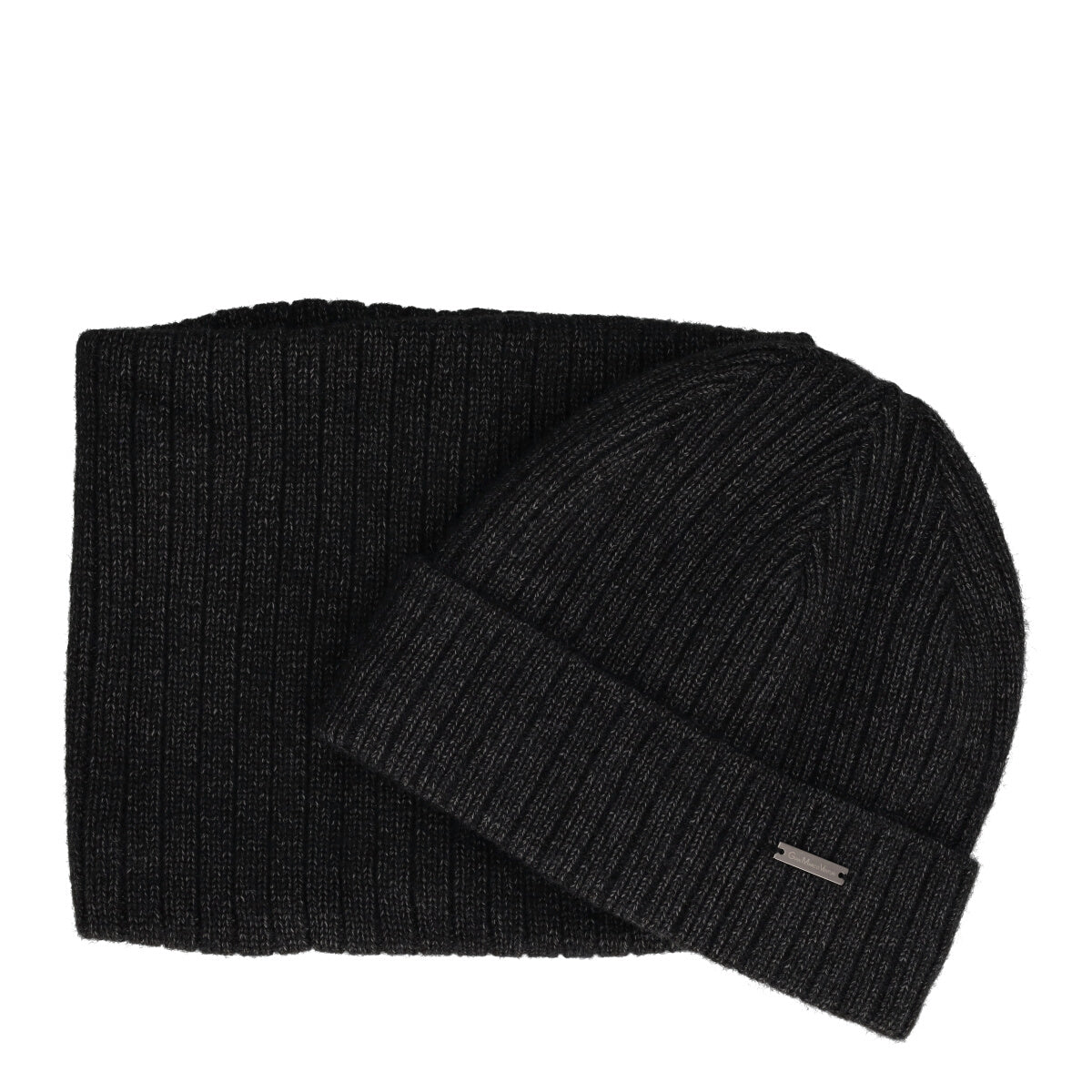 Set Cappello e Sciarpa Uomo Antracite