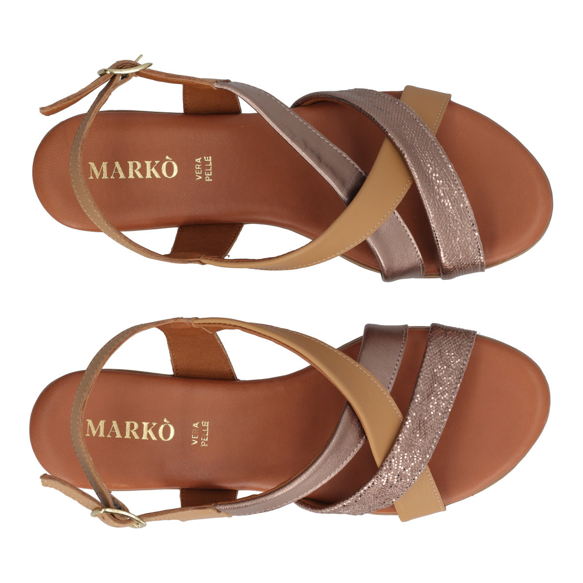 Sandali Donna Nocciola