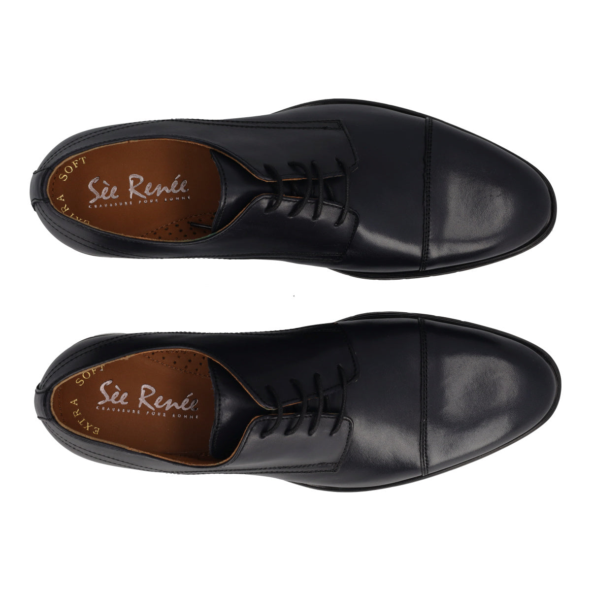 RUSTY Stringate Uomo Blu in Pelle