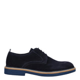 PARK Stringate Uomo Blu in Pelle