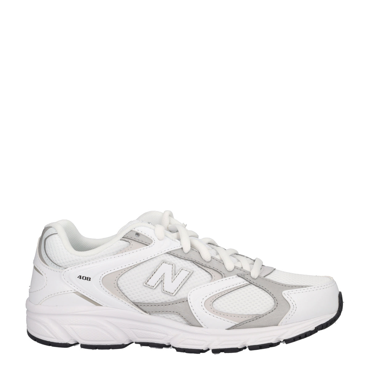 408 Sneakers Ragazzi Bianche e Argento