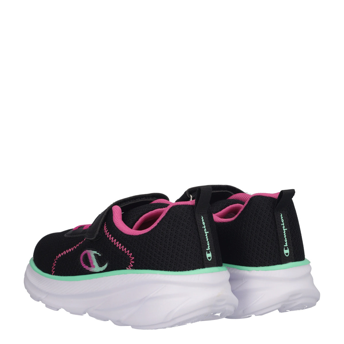 HRO J G PS Sneakers Bambina Nere e Fuxia