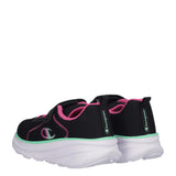 HRO J G PS Sneakers Bambina Nere e Fuxia