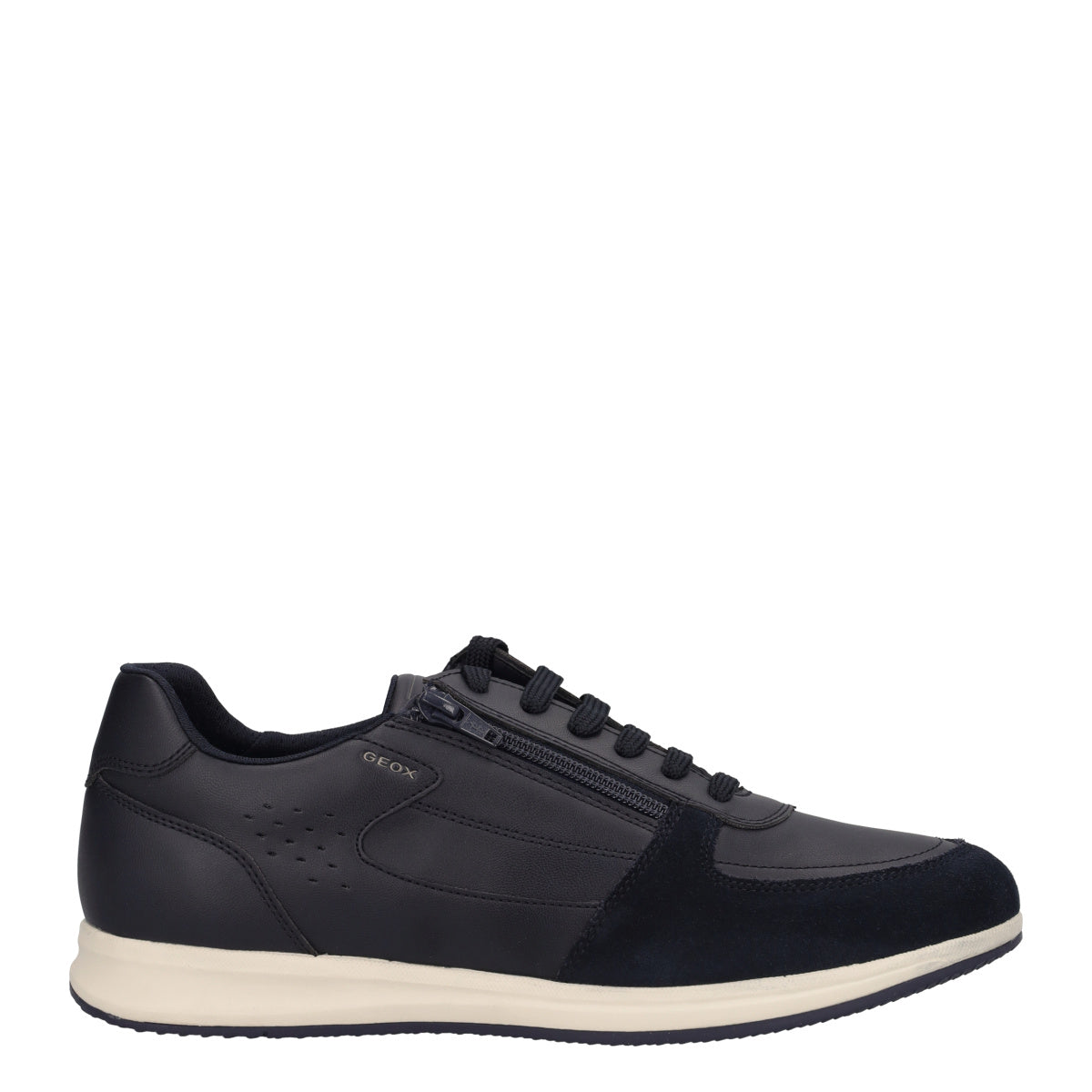 AVERY Sneaker uomo con zip e inserti scamosciati