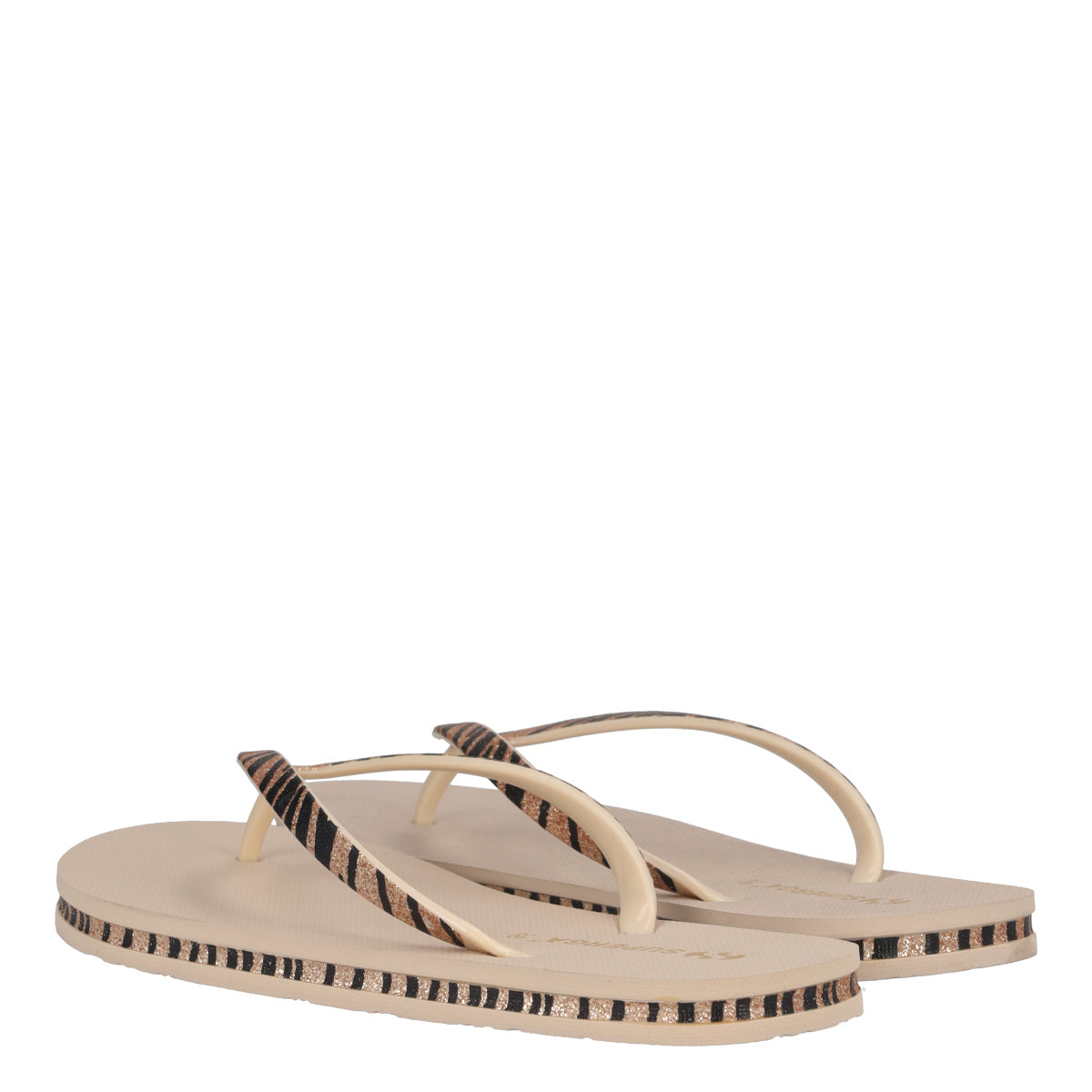 Infradito Mare Donna Beige e Animalier