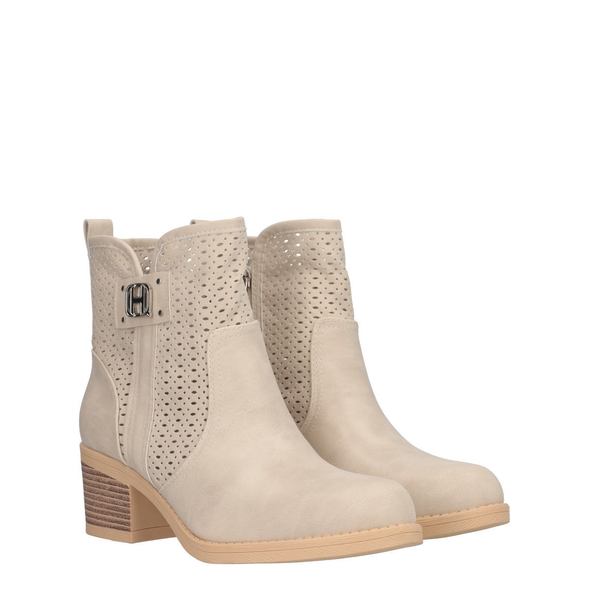 Stivaletti Donna Beige