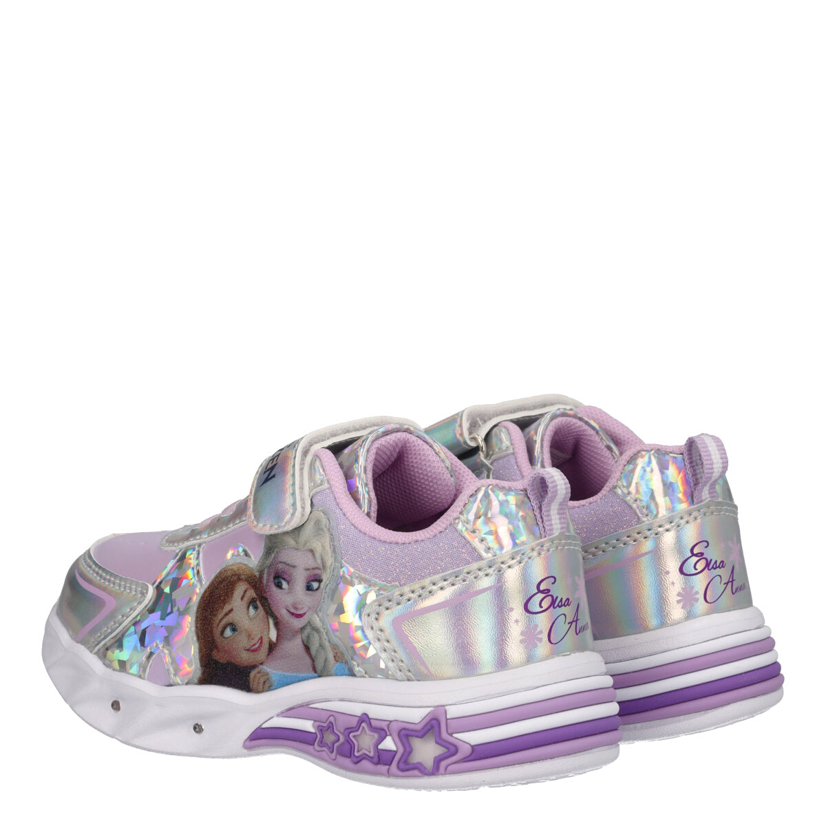 Sneakers Bambina Frozen Argento e Lilla