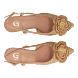 Slingback Donna Camel