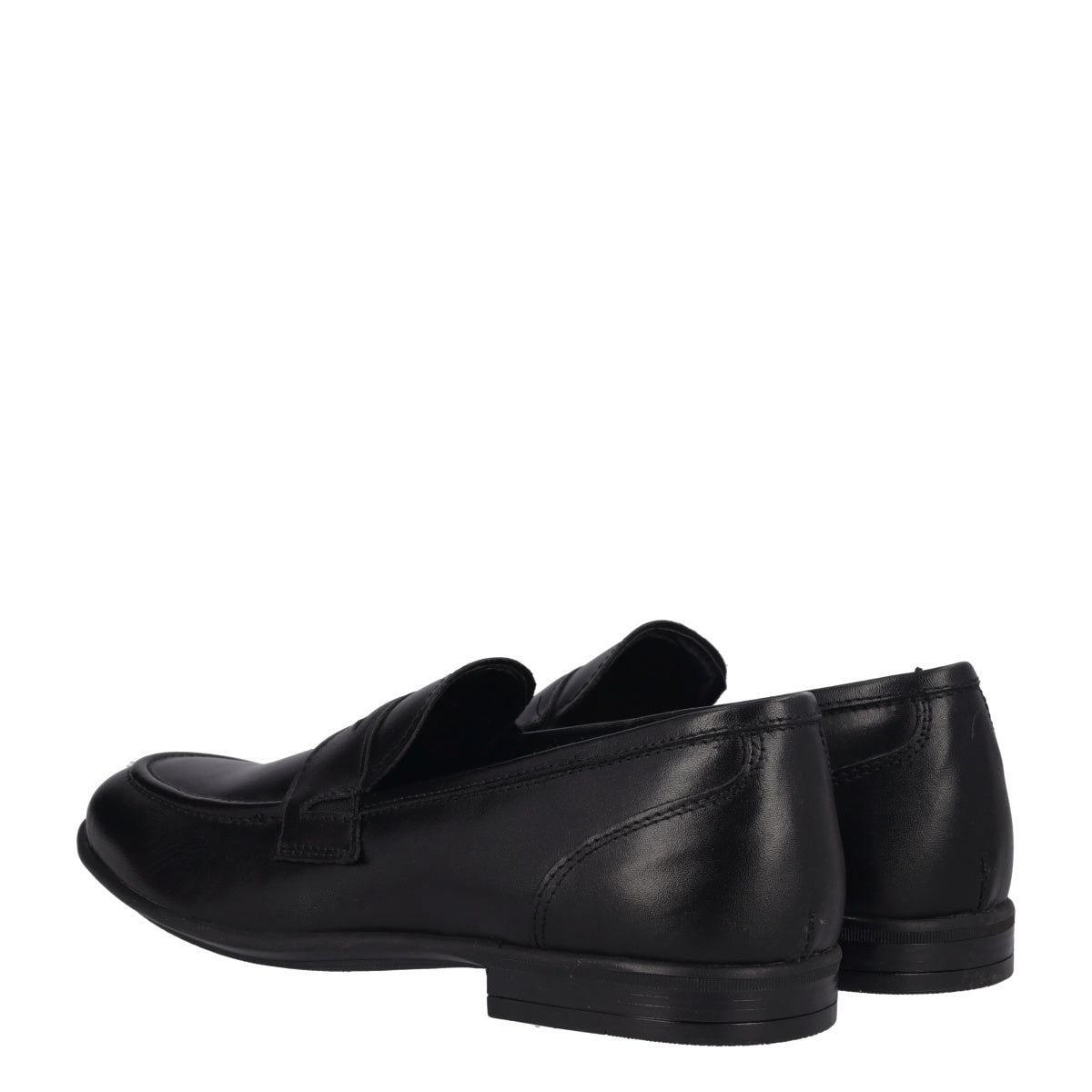 Mocassini Uomo Neri in Pelle