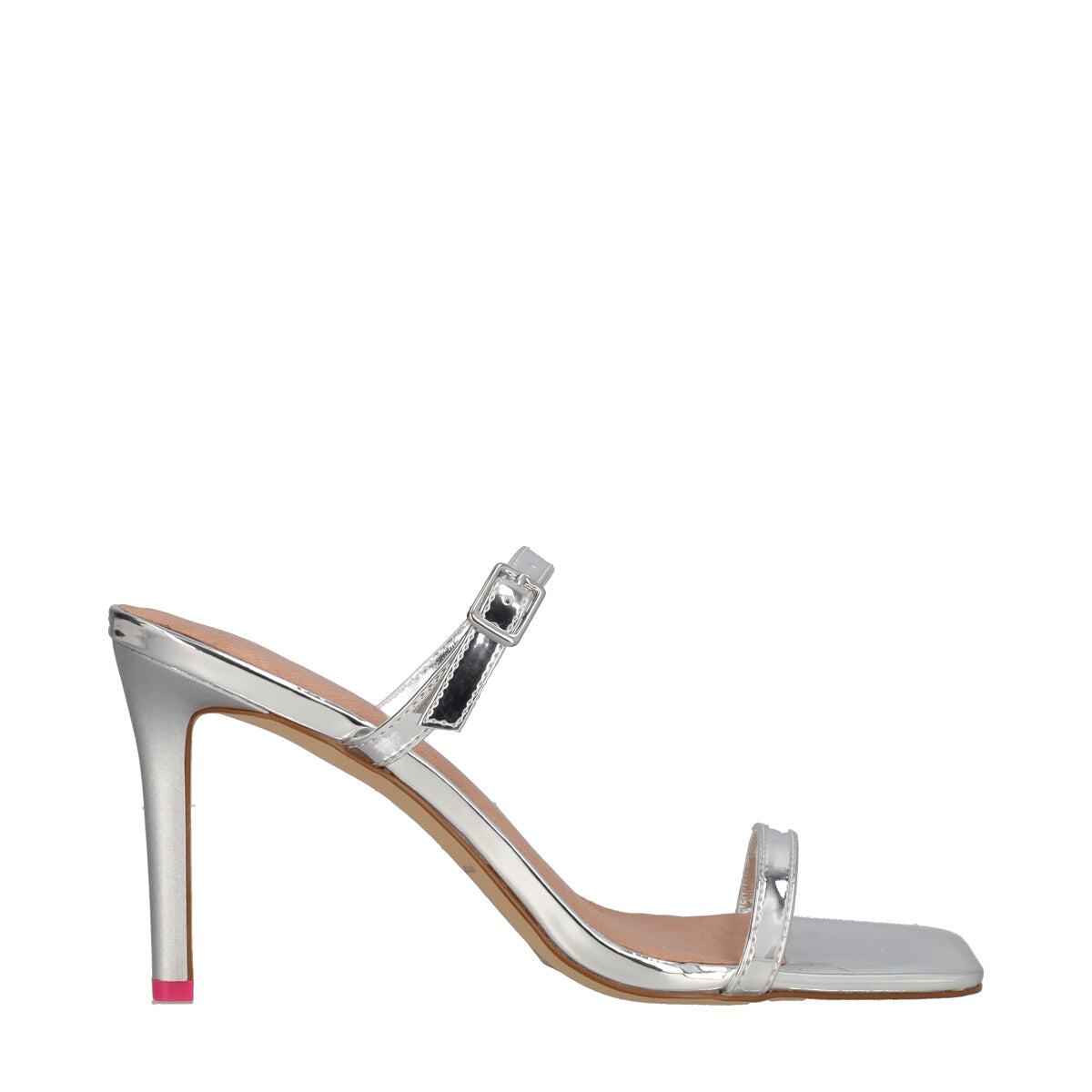 Sandali con Tacco Donna Argento