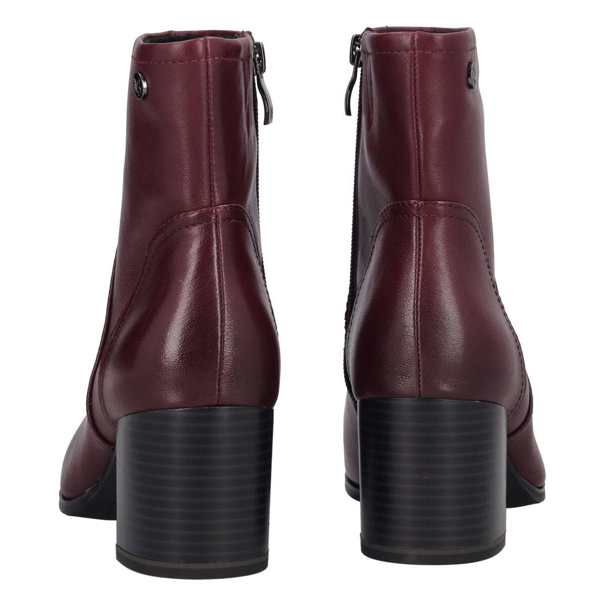 Stivaletti Donna Bordeaux in Pelle