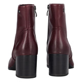 Stivaletti Donna Bordeaux in Pelle