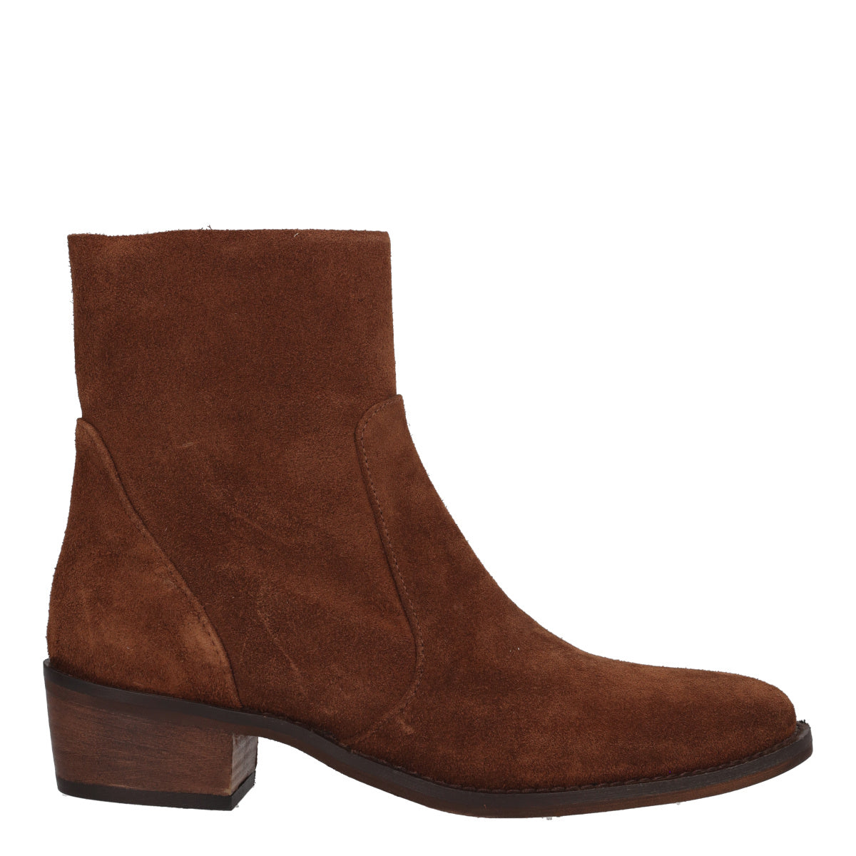 Stivalettii Donna Marroni in Pelle