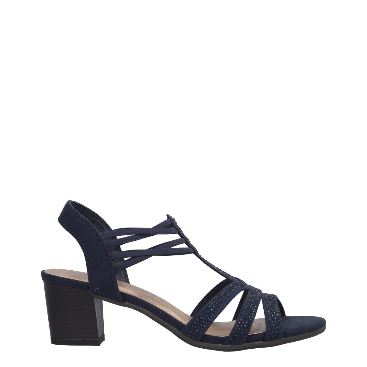 Sandali con Tacco Donna Blu
