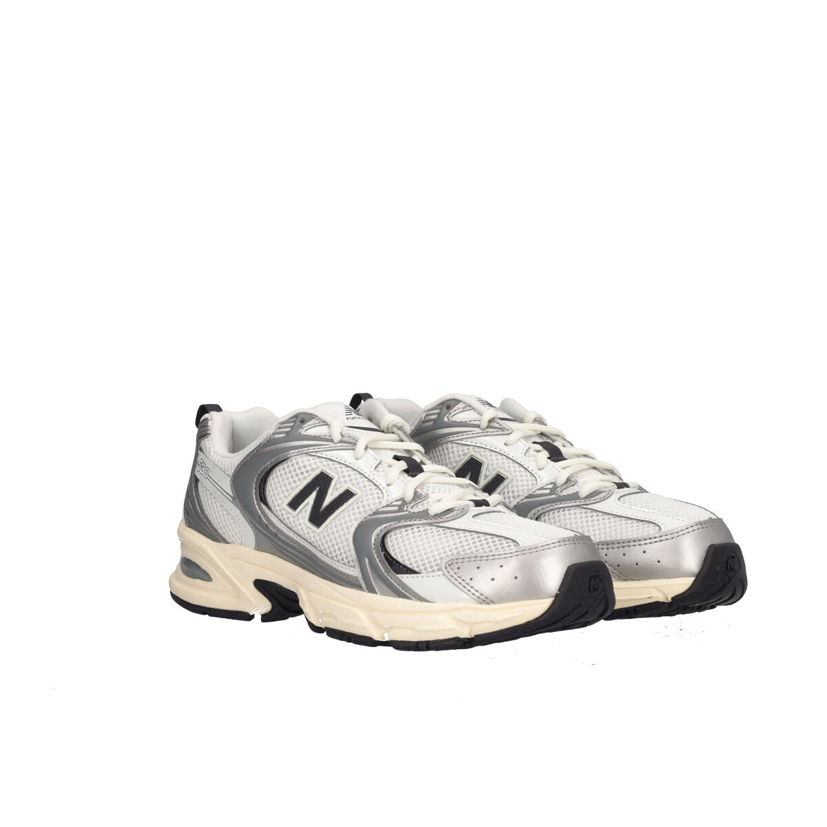 530 Sneakers Uomo Bianche e Argento